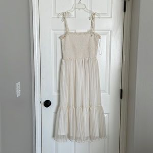 Smocked top midi AURA - size S